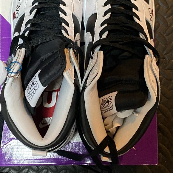 Supreme x Nike Dunk High Sz 9.5 - Picture 3 of 6